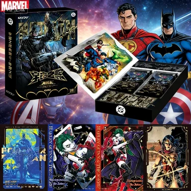 

Официальные коллекционные карты аниме KAYOU из фильма постоянного тока, карты Superman Batman Universe Glow Legend Proof, редкие блестящие карты для детских игрушек