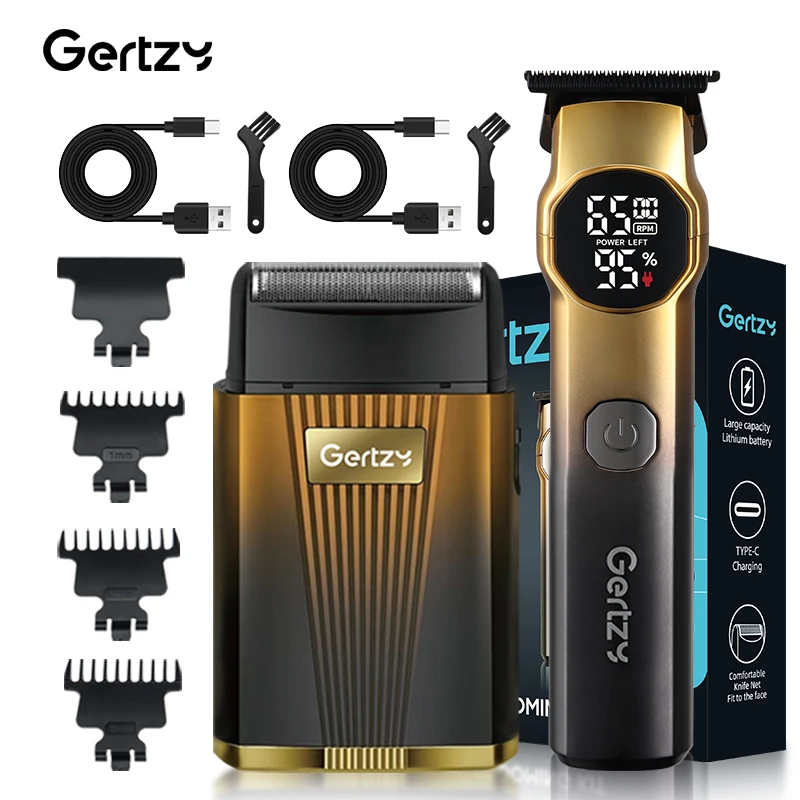 

Equipped with professional aluminum foil razors and USB electric hair clippers, it is an ideal choice for shaving and trimming