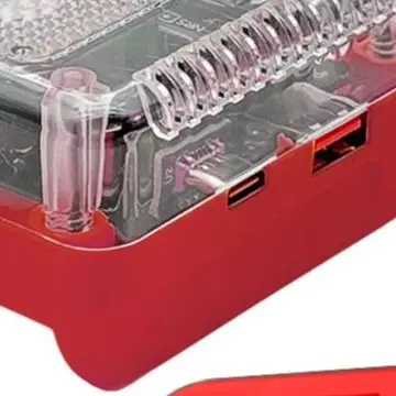 140W PD3.1 Type C Fast Charger Adapter With Digital Display For 48-11-1862 Power Tool Red Portable Charging Station