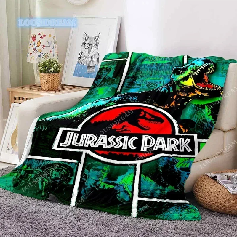 Jurassicc Park blanket soft thin blanket gift sofa bed sheet car lunch Camp bed throw blank pic blank