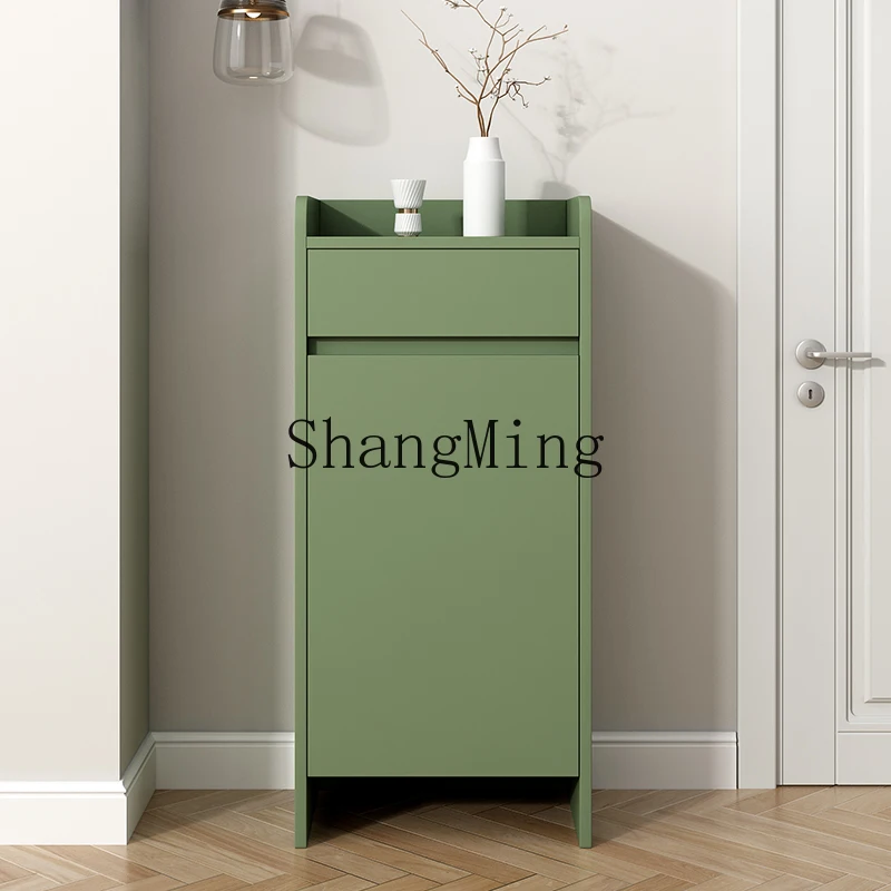 FG good-looking  minimalist shoe cabinet home entrance corridor balcony entry very narrow entrance cabinet shoe rack