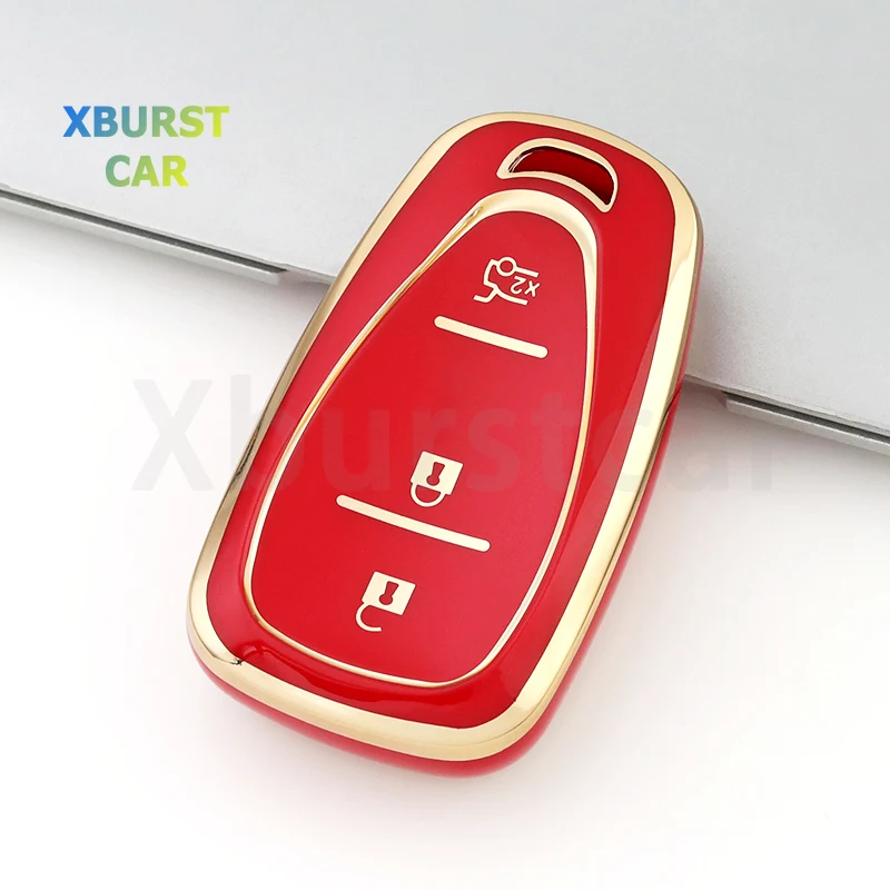 3 Buttons For Chevrolet Cruze Spark Sonic Camaro Volt Bolt Trax Malibu Onix Equino Orlando Blazer Traverse Car Key Case Cover