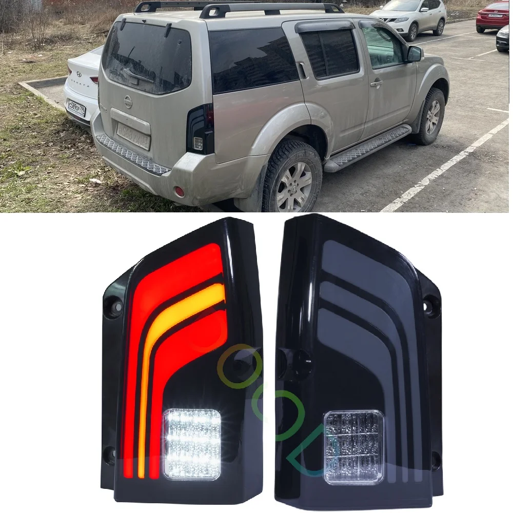 Pathfinder R51 2004 Rear Flashing Lamps Fit for Nissan Pathfinder R51 2005-2012 2013 2014 Led Rear Turn Signal Brake Lights