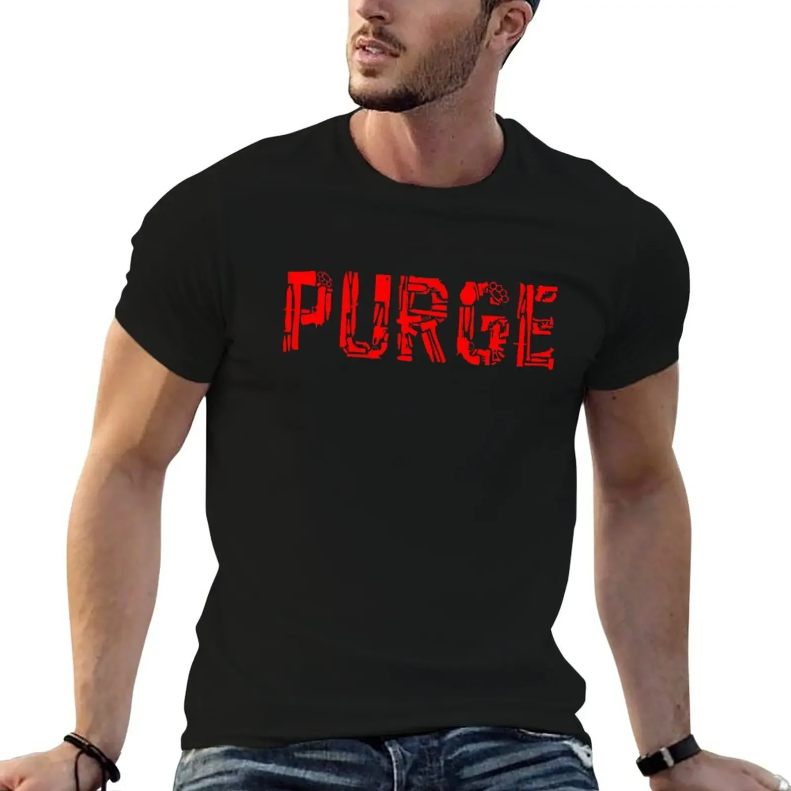 Purge T-Shirt for a boy football t shirt plus size men clothing