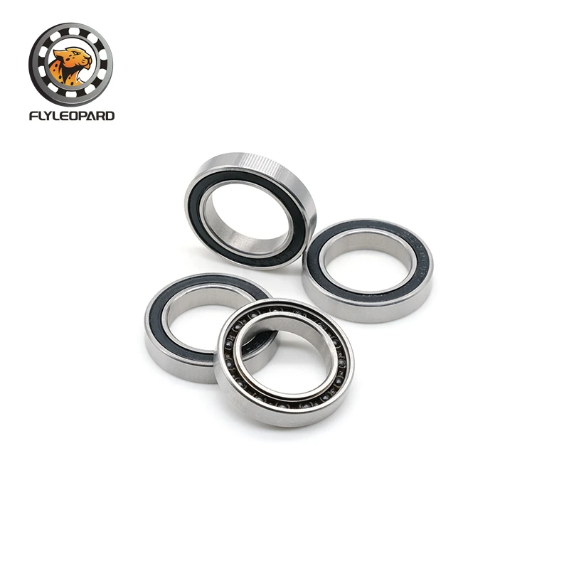 

1PC S6803-2RS 17x26x5mm stainless steel hybrid SI3N4 ceramic ball bearing 17*26*5mm bicycle hub wheel Shaft S6803RS