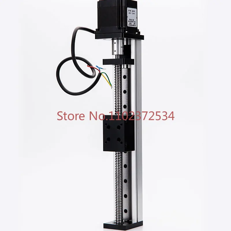 SGX single track ball screw sliding table linear moving module cross table with 57 step motor