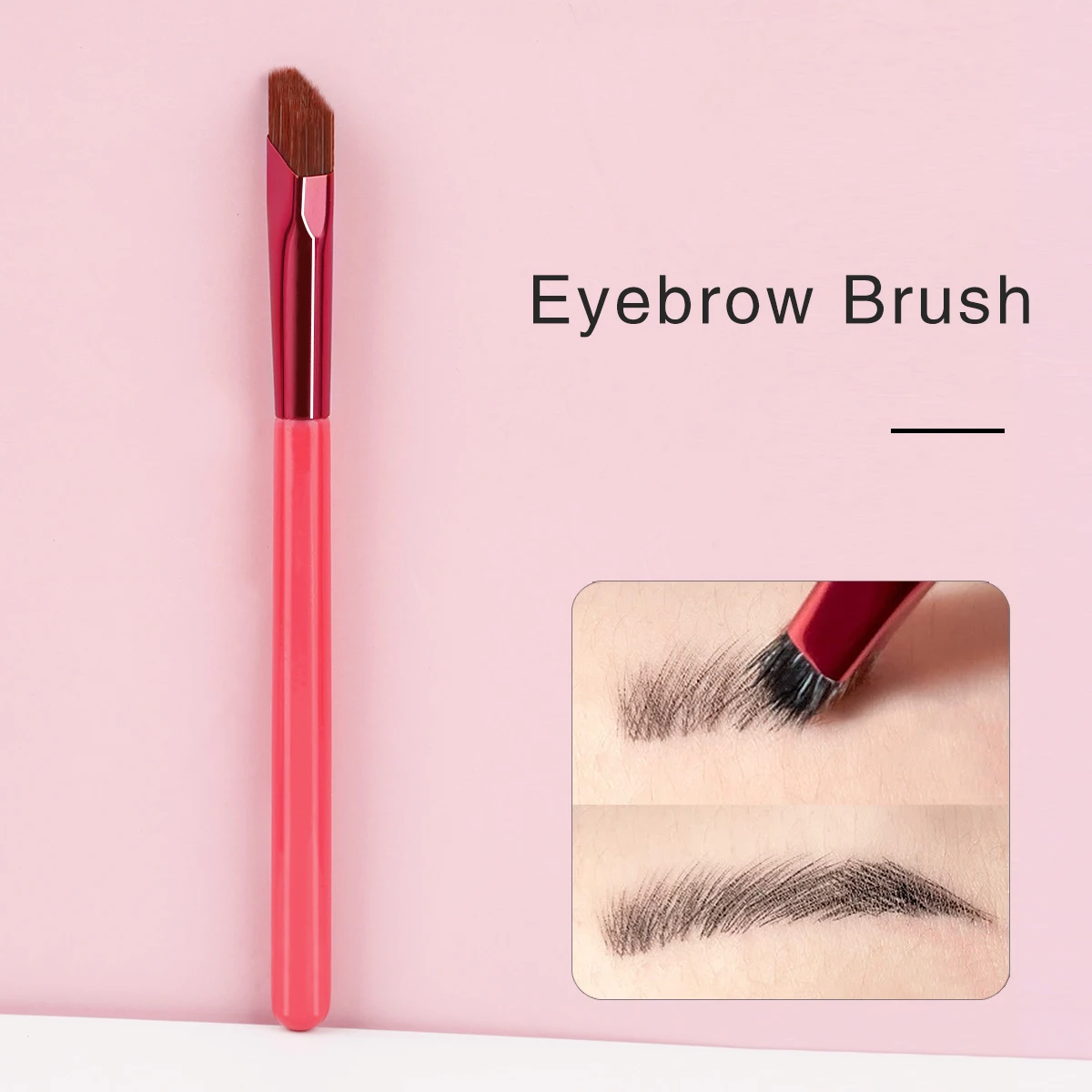 

RANCAI Wild Eyebrow Brush Multifunction Simulated Eyebrow Hair Makeup Brush Contour Eyeshadow Concealer Square Make Up Brushes