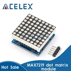 MAX7219 dot matrix module microcontroller module display module finished goods , Can be together for arduino programming