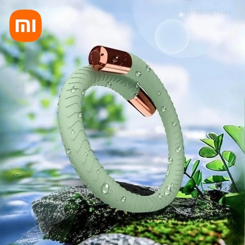 Xiaomi – Bracelet anti-moustiques pour enfants et adultes, protection contre les moustiques, contrôle d'été, voyage en plein air, huiles essentielles, anneau de pied