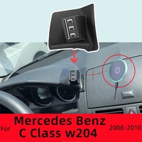 Magnetic Phone Holder for Mercedes Benz C Class W204 2008-2010 C180 Wireless Charging Special Fixed Bracket Base MagSafe Mount