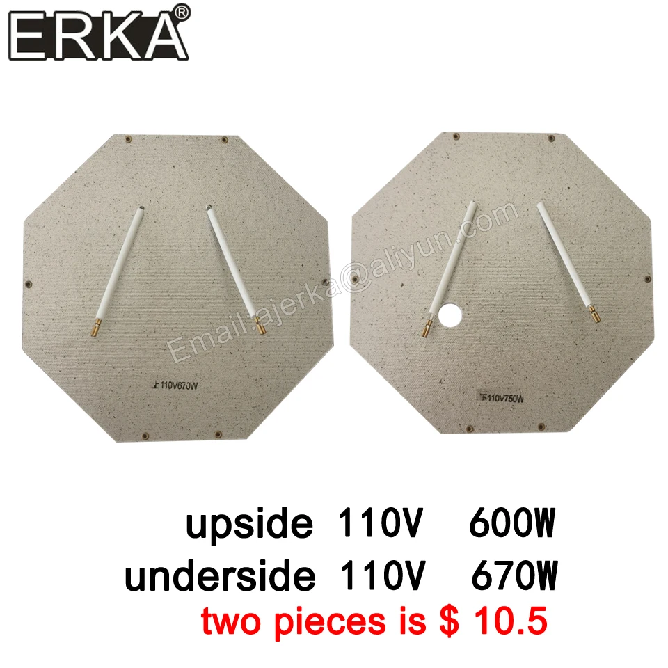 DZHKC mesin wafel telur kawat panas Aberdeen piring aksesori Mica kertas pemanas suhu tinggi piringan pemanas HK-2008A