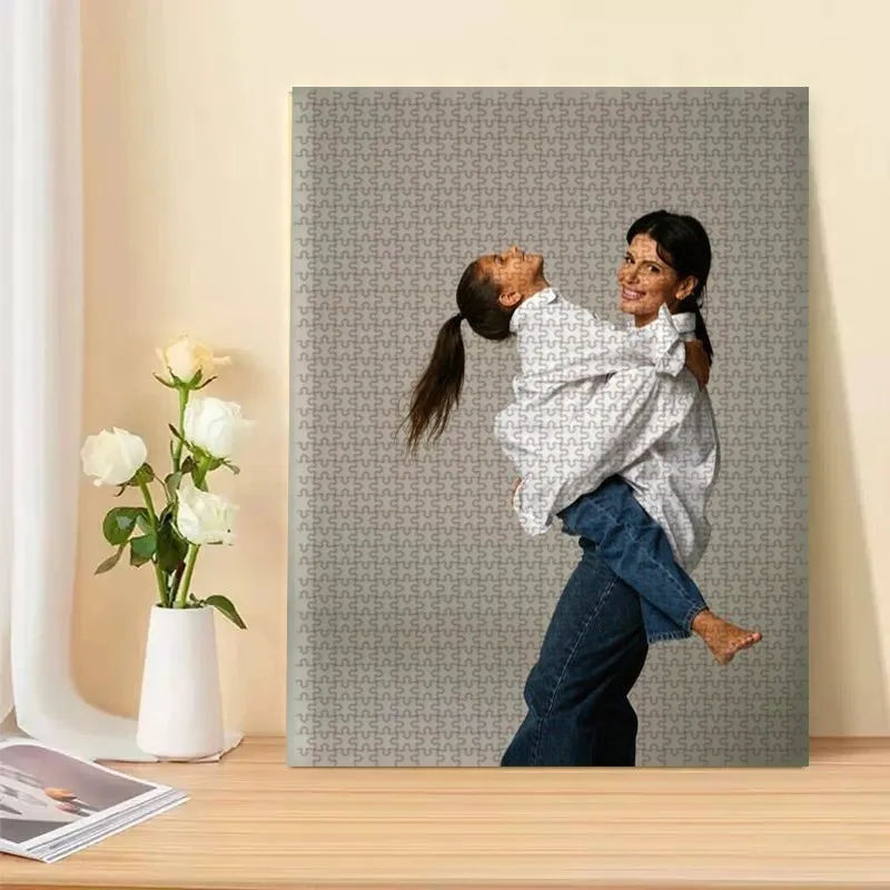 35/300/500/1000pcs Personalized Custom Photo Puzzle Graduation Photo Parent-Child Interactive Diy Assemble Game Toy