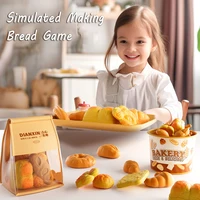 Children Pretend Play Kitchen Toys Sets Simulation Dessert Bread Food Cooking Games Play House Party Activities Games Girl Toys 2