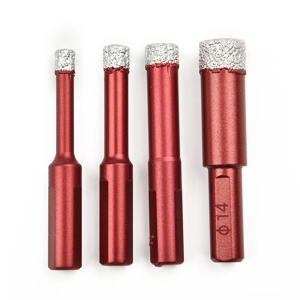 

1pc Diamond Drill Tile Dry Drill Bit 6/8/10mm 12mm 14mm Grinding Tool For Granite Marble Angle Grinder Porcelain Stoneware Brick