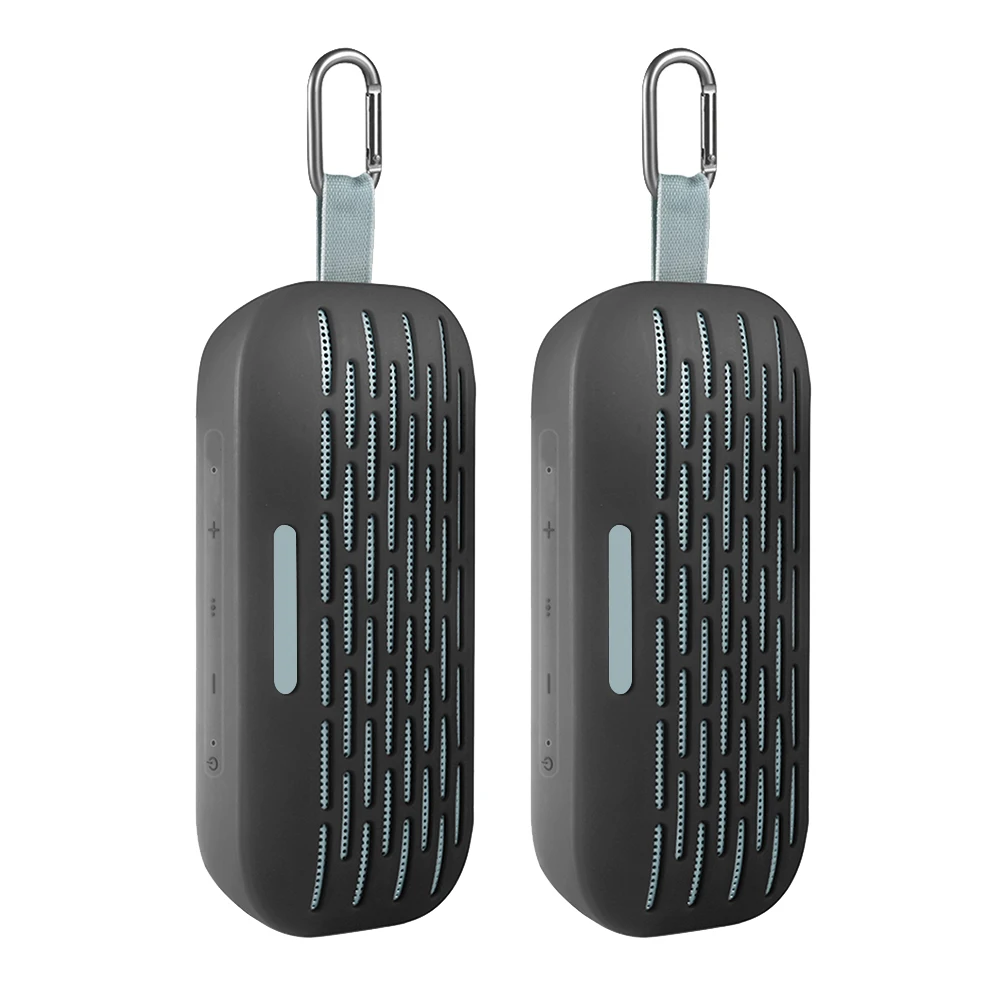 Housse Avec Boucle Pour épaule BOVKE Coque En Silicone Compatible Avec Haut-parleur Portable Housse Anti-choc Bose Flex