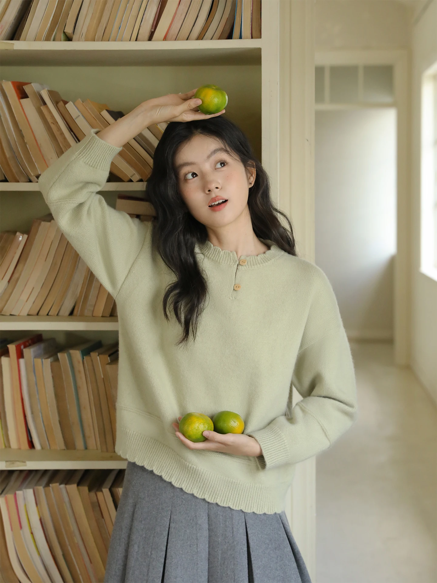 

Женский свободный вязаный свитер Nesoulum с цветочным декором, винтажный, в стиле оверсайз, для зимы, цвета бобов