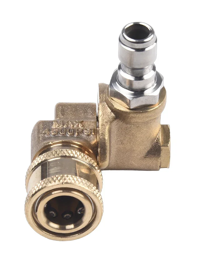 Angles Angles Swivel Brass Coupler Corrosion And Wear Angles Efficient Cleaning High Quality Pressure Washer Nozzles