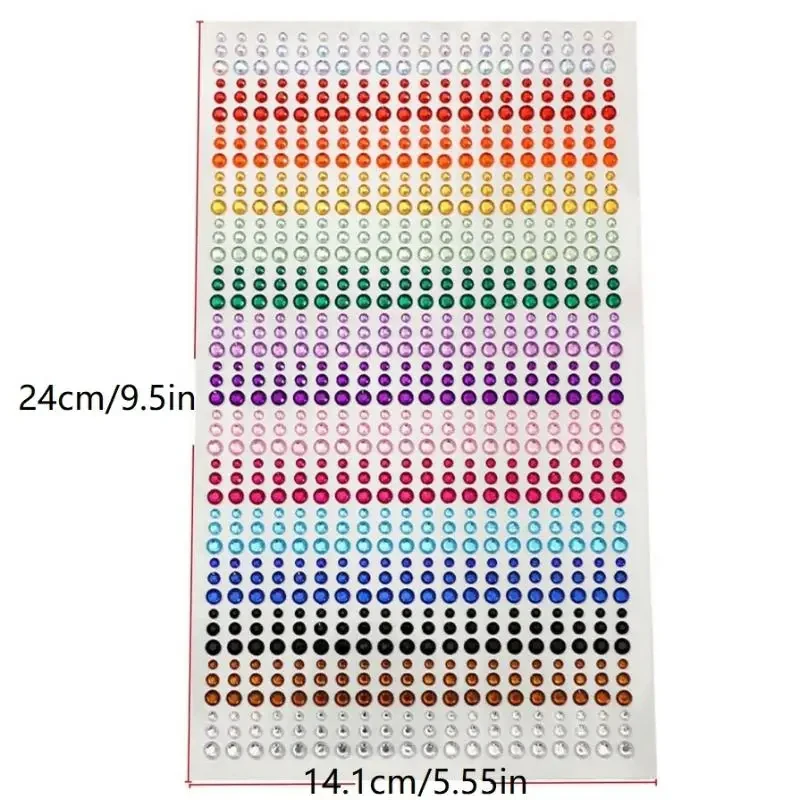 Colorful Glitter Rhinestone Stickers, Colorful Sparkling 3d Jewelry Pearl Stickers, Tattoo Stickers, Eye And Face Gemstone Decor