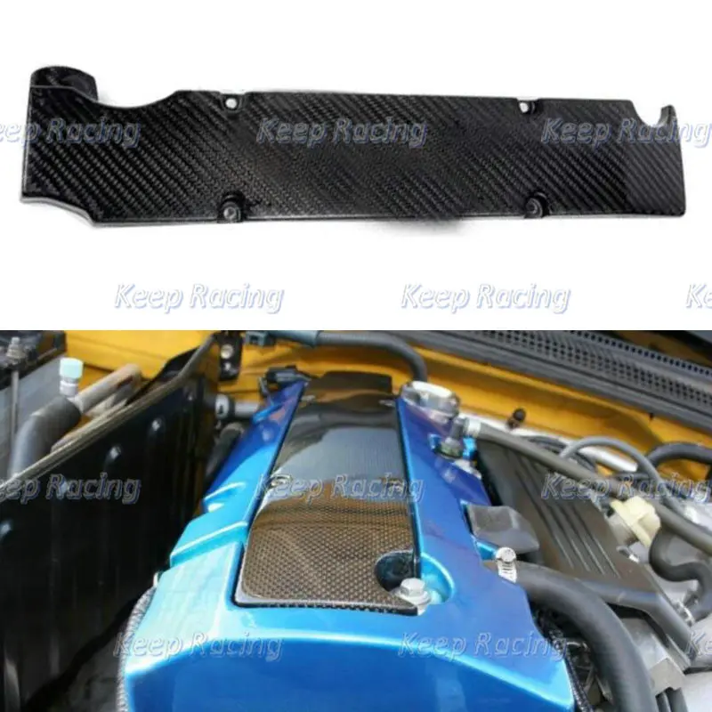 

Carbon Spark Plug Cover F-Series For Honda S2000 AP1 Glossy Finish Engine Cover Fiber Hood Inner Trim Interior Racing Bodykit