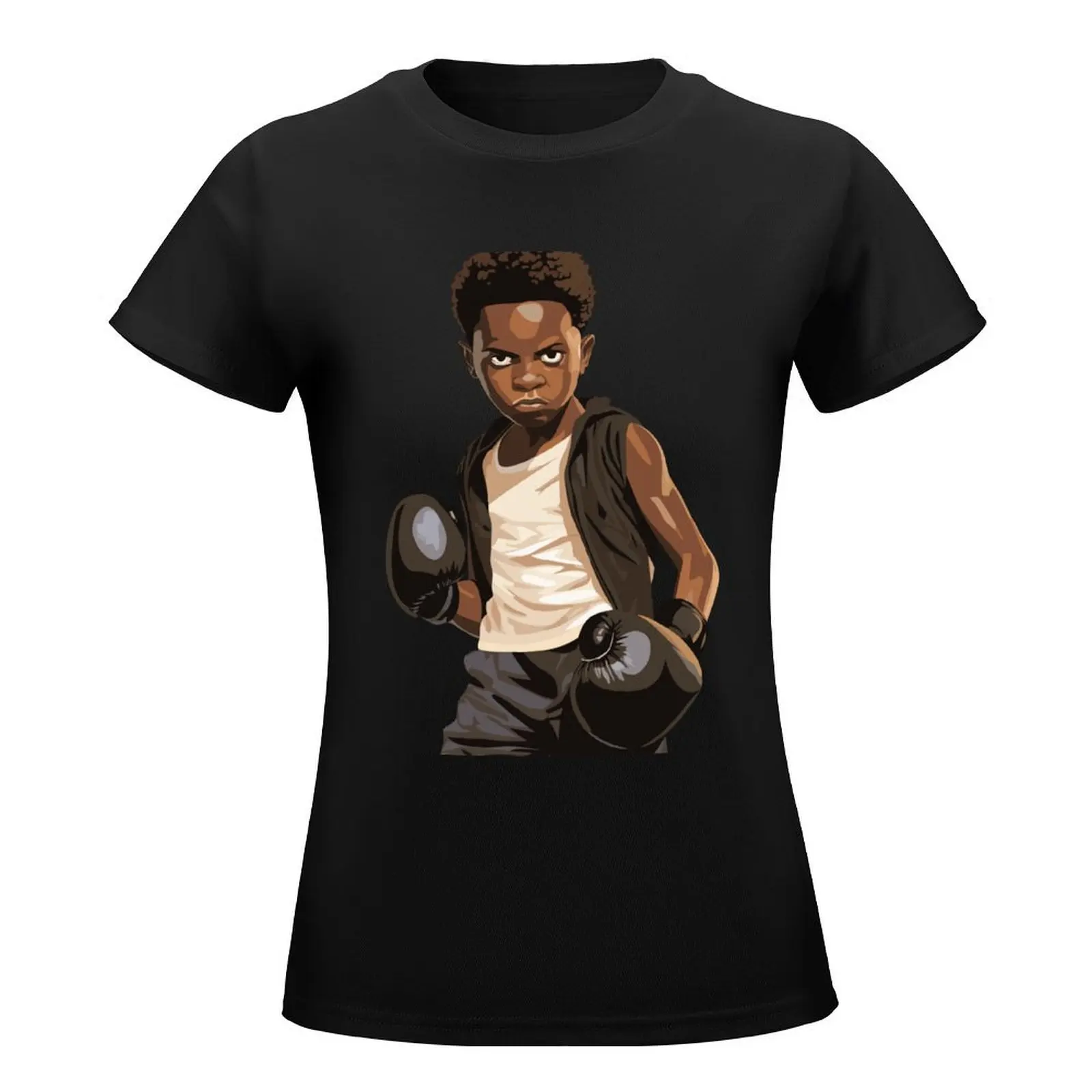 Boxer Kid T-Shirt tops lady clothes white t-shirts for Women