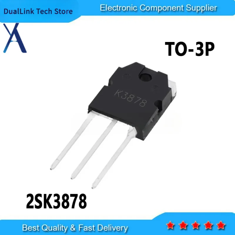 

10PCS 2SK3878 K3878 K3878A TO-3P 9A 900V