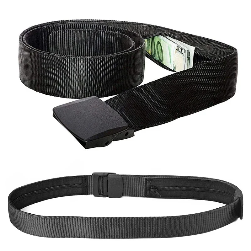 1.2M Hidden Cash Anti Theft Belt Travel Portable Cash Waist Bag Men Secret Hidden Diversion Money Key Safe Strap Waterproof Belt