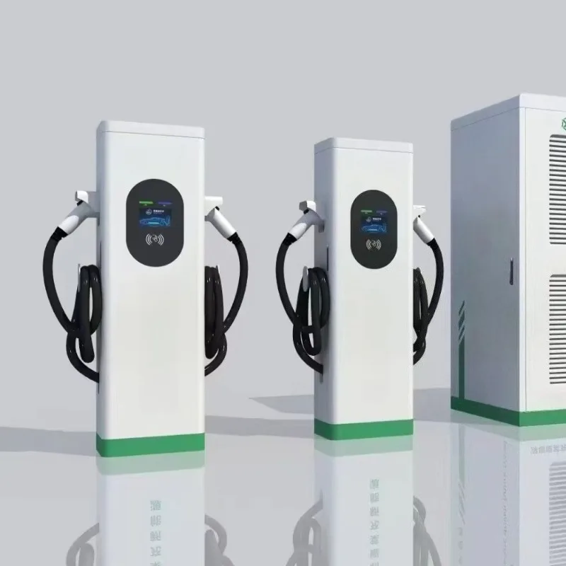 AC DC Car Charging Station 30KW 90KW Fixed Installation Public Electrical Vehicle DC Fast EV Charging Wallbox Post