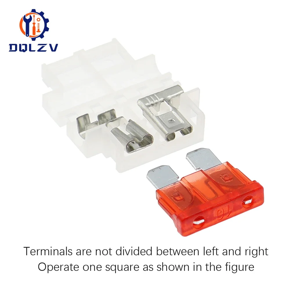 Średni uchwyt bezpiecznika samochodowego z bezpiecznikiem samochodowym ATC ATO Blade Fuse 1A 2A 3A 4A 5A 7.5A 10A 15A 20A 25A 30A 35A 40A — zdjęcie 4