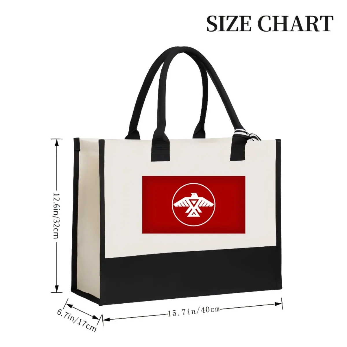 TN RIR (2) 2026 وصول جديد موضة عملية واسعة قابلة لإعادة الاستخدام حمل حقيبة نمط طباعة 2 لهجة الثقيلة حقيبة كتف كبيرة ل #3