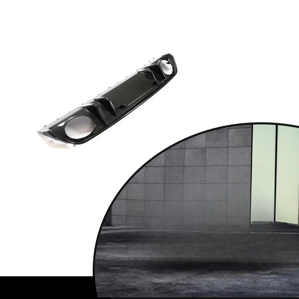 for For Audi RS3 8Y Sedan 2022UP Dry Carbon Fiber Rear Bumper Diffuser Lip Spoiler