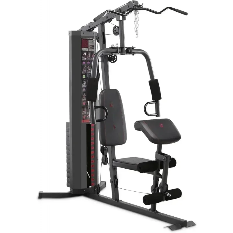 

YY2CMarcy Multifunction Steel Home Gym 150lb Weight Stack Machine