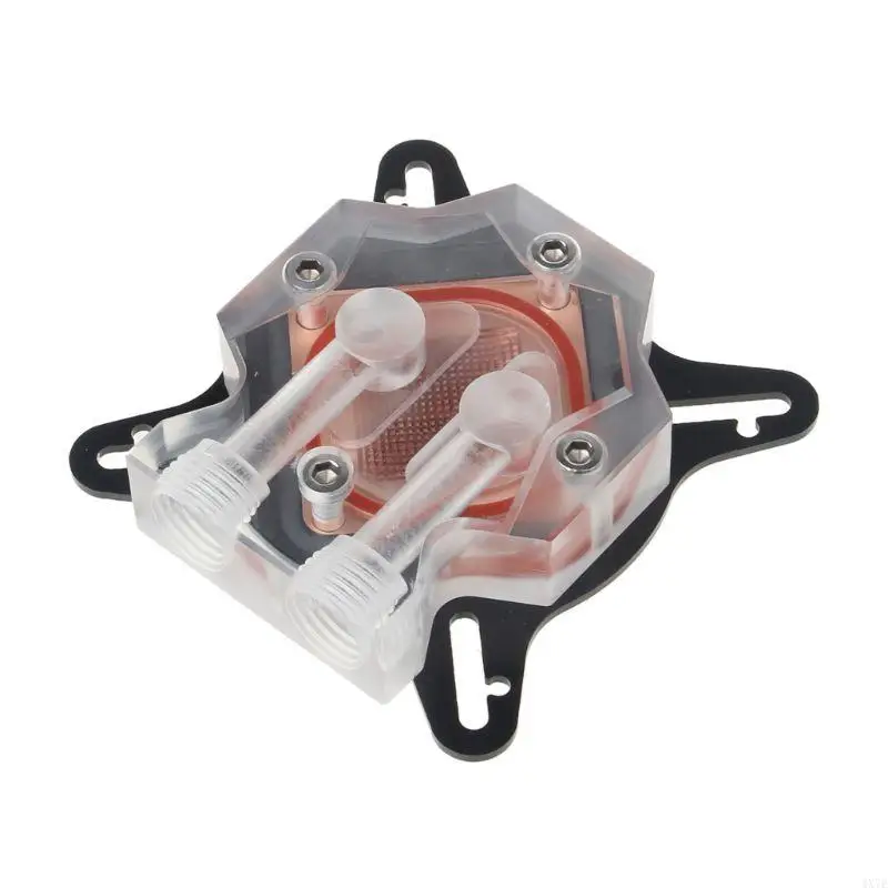 4x7e G1/4 Computer Water Cooler Block PC Waterblock Top Acrylic Top for Intel