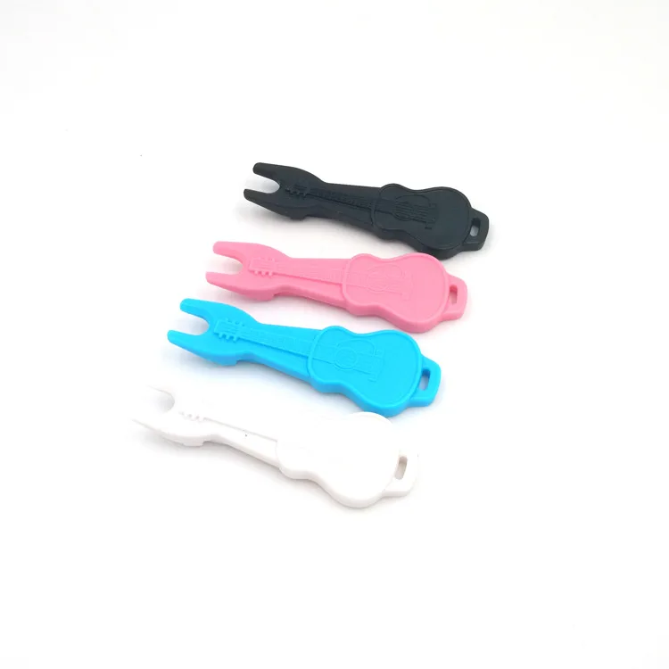 5pcs Random Color Guitar String Nail Puller Plastic Bridge Pin Remover Tool for Ukulele Bass Elastic Guitar Stringed Instruments view 5