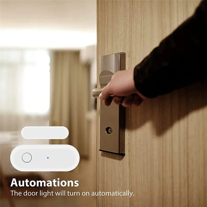 N93R スマートドアセンサー Wifi ワイヤレスウィンドウセンサー リアルタイムメッセージ通知 Alexa Google アシスタントと互換性あり