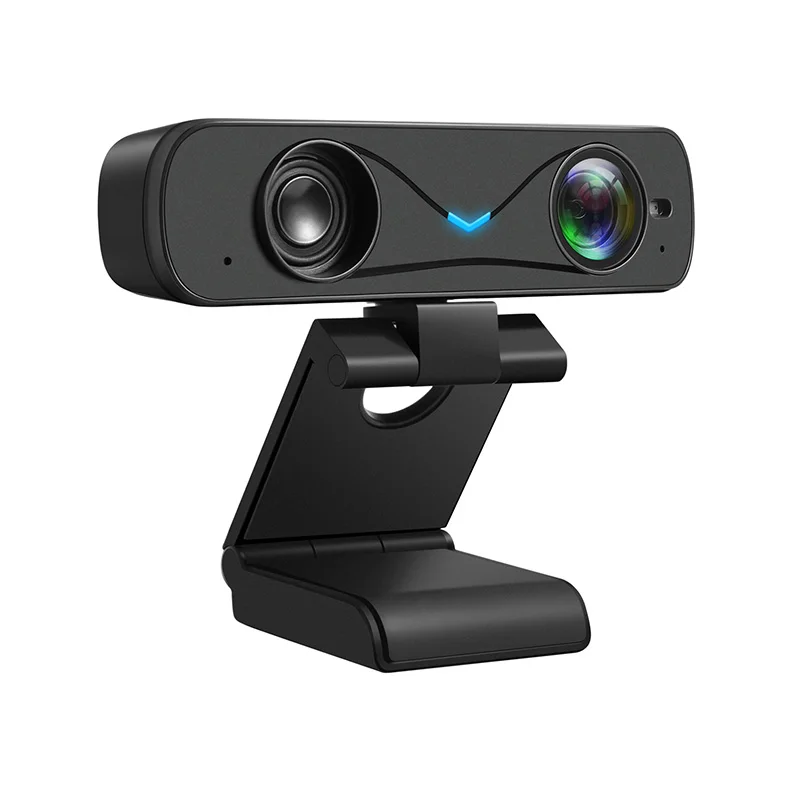 

4k 1080p usb ai auto tracking camera webcam with microphone and speaker for pc