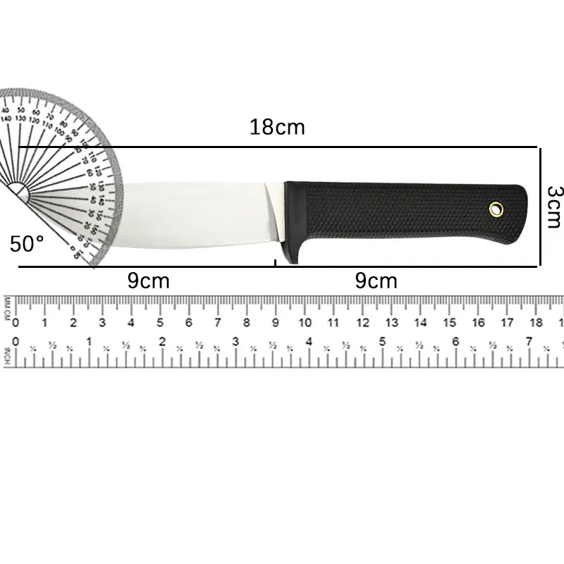 F1 Fixed Blade Bushcraft Knife VG-10 Blade Handle Edc Known as The Hunter Eye and One of The Best Survival Knives In The World