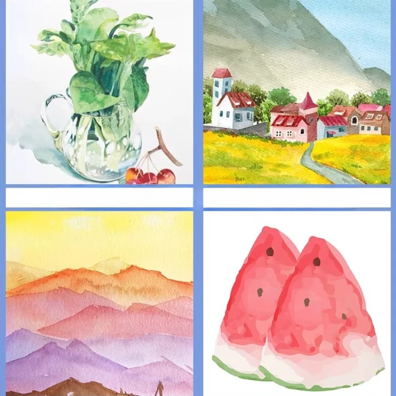 12/18/24 لون 5/12 مللي ألوان مائية صبغة الغواش ألوان زاهية قابلة للغسل لوحة جرافيتي توضيحية تصميم رسم خارجي #6