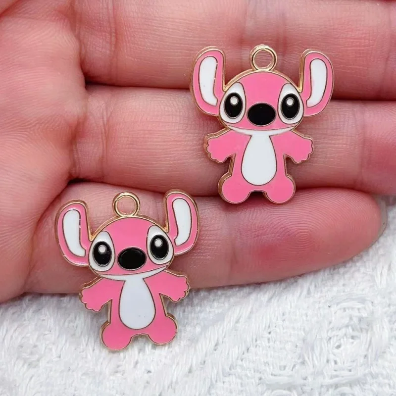 10pcs Cute Cartoon Enamel Dog Charms for Women Earrings DIY Keychain Jewelry Pendant Necklace Bracelet Handmade