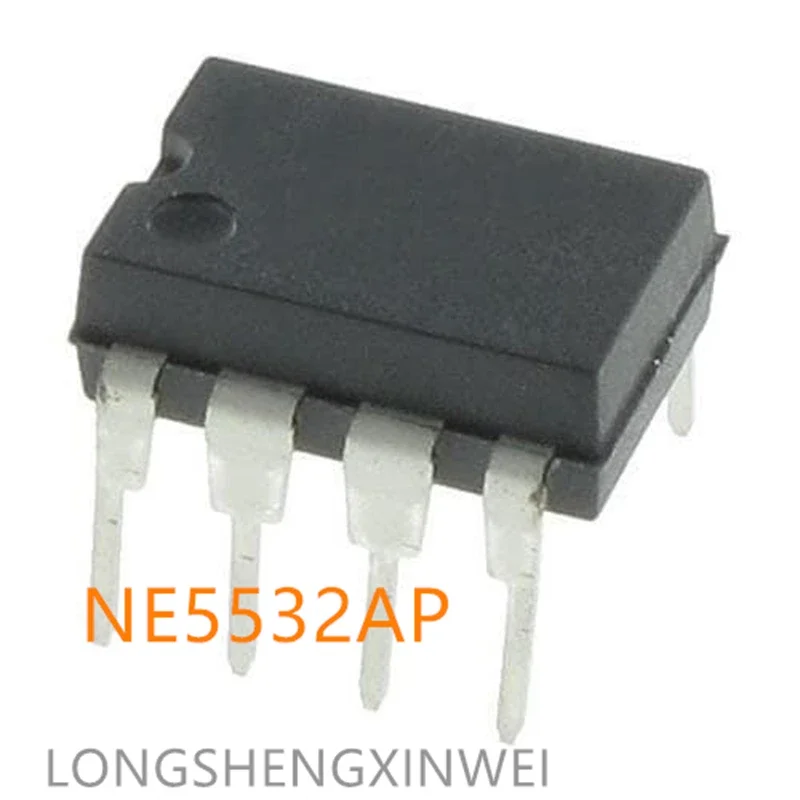 1PCS New Spot NE5532AP NE5532 Direct Insert DIP-8 Audio Fever Dual Operator Chip IC