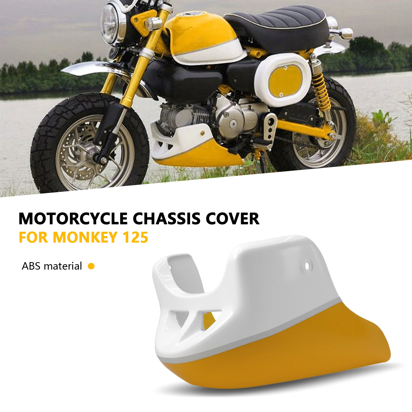 

Кожух шасси двигателя мотоцикла, обтекатель, выхлопной щит, защитный чехол для Honda MONKEY 125 Monkey 125 2018-2025