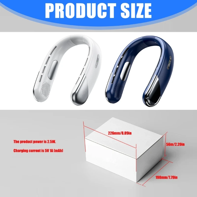 Носимый кондиционер миниатюрный перезаряженный