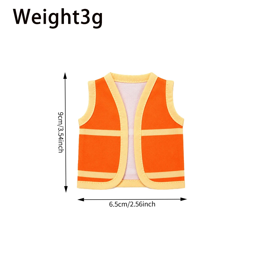Fit for 11.8 Inch Doll Construction Worker Themed Outfit & Props Set ，Hard Hat Safety Vest Pallet Truck Crate Accessories，Gift