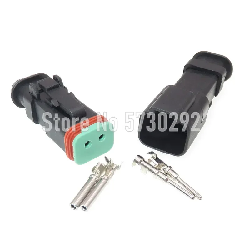 2P 1.6 Series Fuel Spray Nozzle Cable Socket Male and Female Docking Connector DT04-2P-E008 DT04-2S-E008