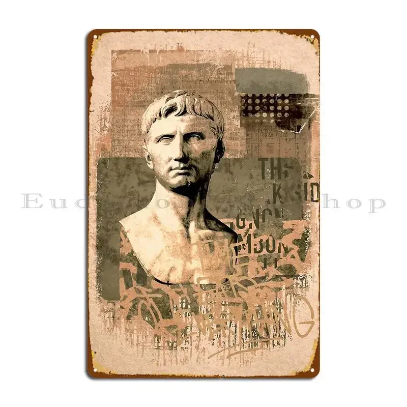 Caesar Metal Sign Pub Plates Bar Cave Plates Club Designs Tin Sign Poster