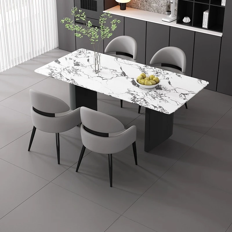 Balcony Leather Dining Chairs Ergonomic Kids Modern Replica Dining Chairs Vanity Pedicure Sillas Para Comedor Home Furniture
