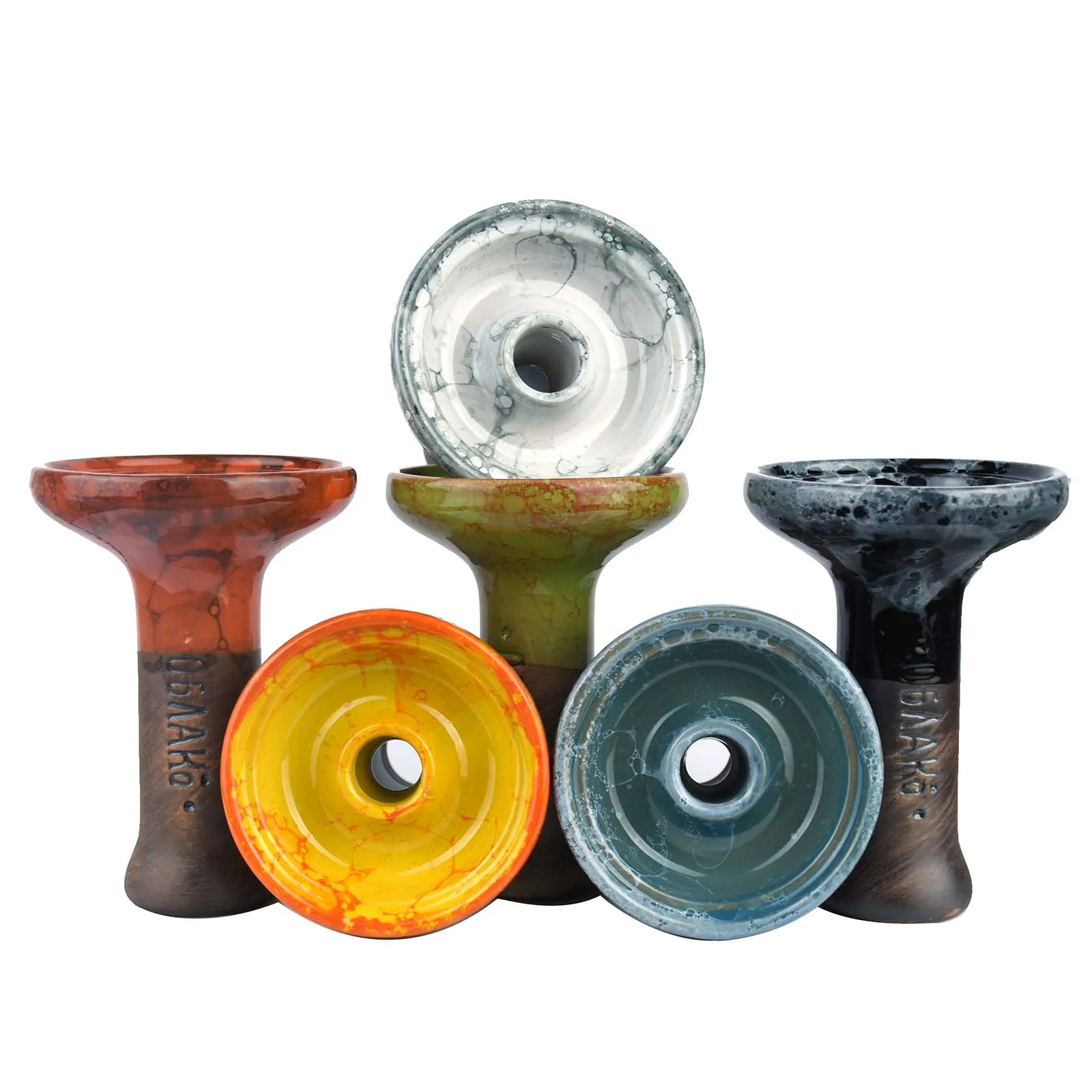 Ceramic Hookah Bowls Oblako Shisha Tobacco Holder Chicha Sheesha Narguile Wate Pipe Cachimba Somking Accessories