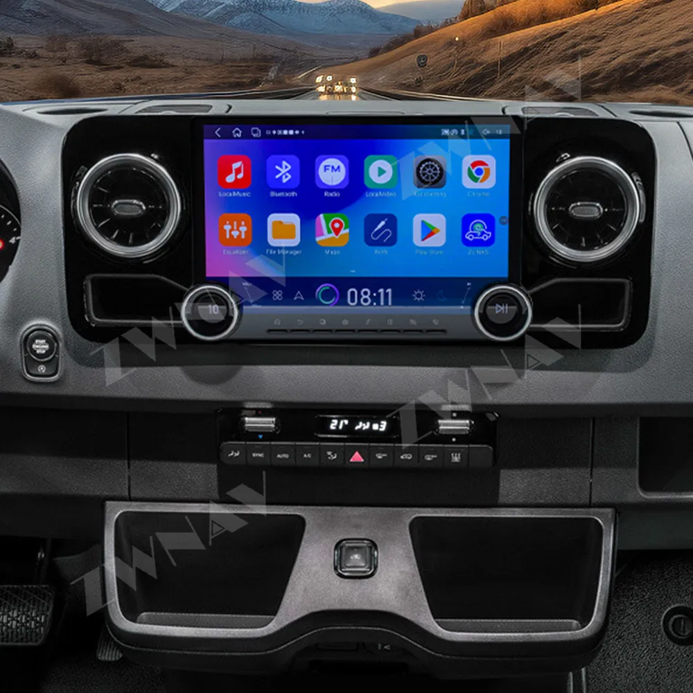 13.3 Inch For Mercedes-Benz Sprinter 2018-2022 Wireles Carplay Android Car Radio Multimedia Video Player 4G Navigation GPS DSP