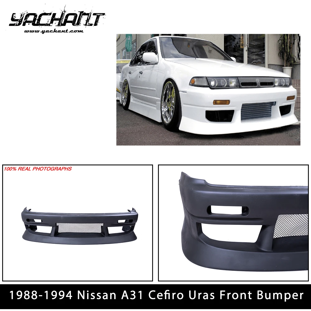 Car-Styling Auto Accessories FRP Fiber Glass Front Bumper Fit For 1988-1994 Nissan A31 Cefiro Uras