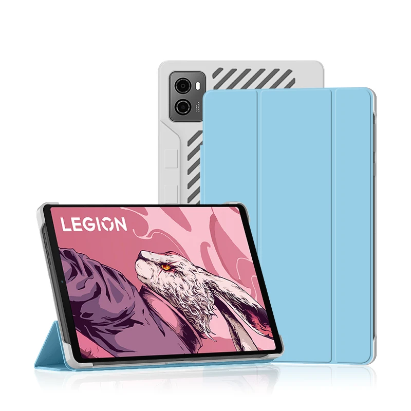 Inteligentne etui AJIUYU do Lenovo LEGION Y700 2nd Gen 2023 8.8 calowy TB-320F Tablet do gier z klapką i osłoną rozpraszającą ciepło