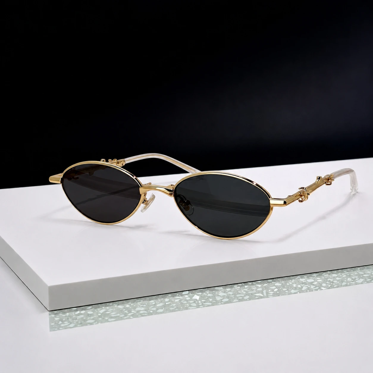 Fashion Aden Korea Designer Luxury Trendy Y2K Small Oval Foldable Optical Glasses Frame Ladies Lightweight Myopia Eyewear Frame